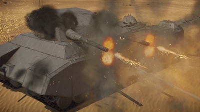 Landkreuzer P. 1000 Ratte Fireing Battleship Cannons.jpg